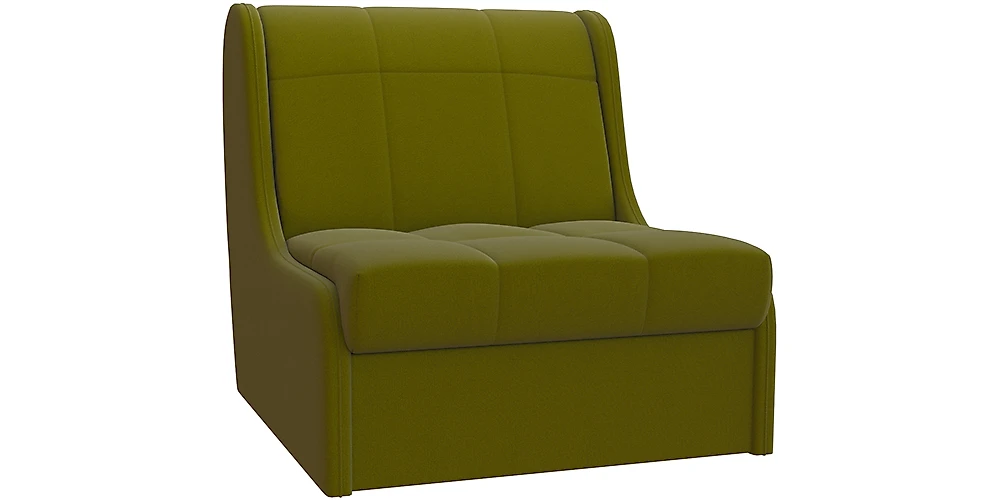Зелёное кресло Торонто Плюш Свамп