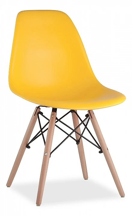 Стул  Eames Wood YELLOW