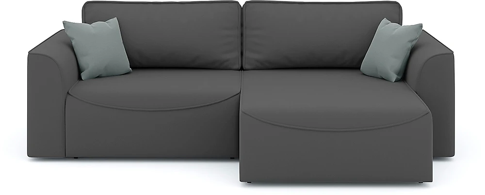 Угловой диван с подушками Рафаэль Плюш Дизайн-9