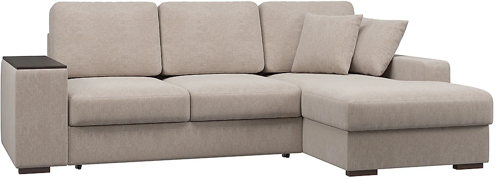 Угловой диван с правым углом Уильям Крем