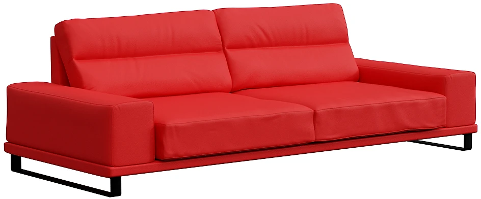 Нераскладной диван кожаный Рипозо Ред