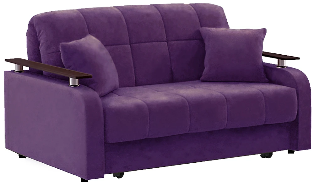 Прямой диван 140 см Карина Плюш Фиолет