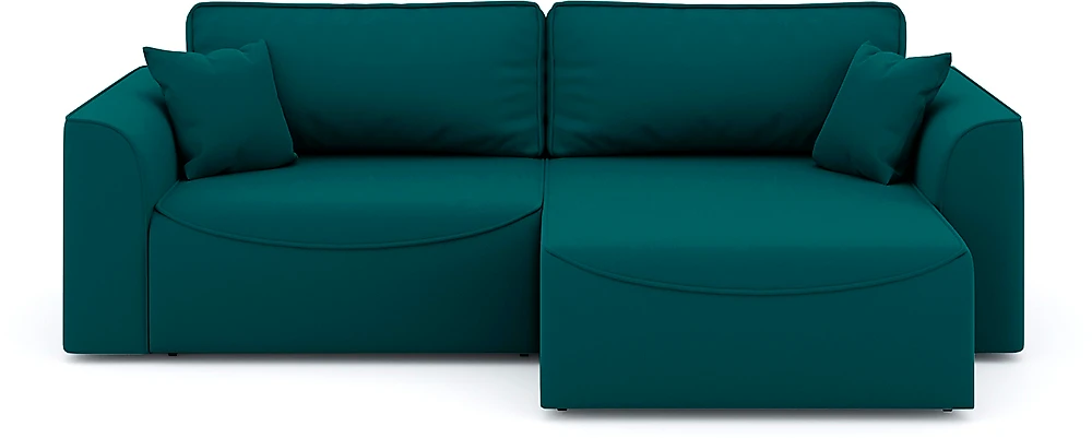 Угловой диван с подушками Рафаэль Плюш Дизайн-10