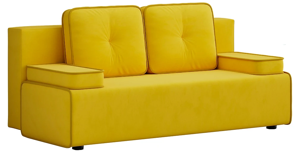 Жёлтый прямой диван Аура-8 Еллоу