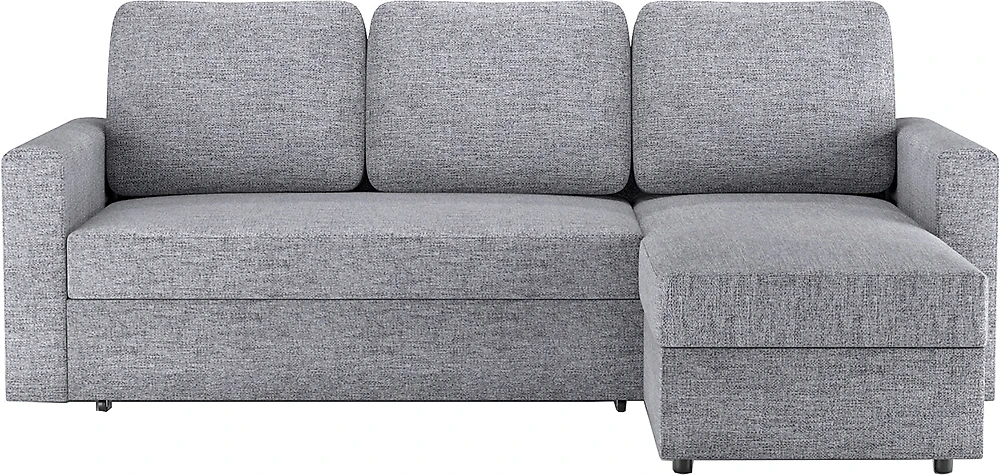 Серый угловой диван Леон Дизайн 1