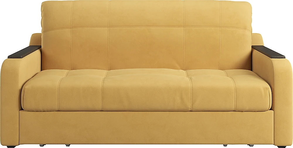 Прямой диван 150 см Наполи Плюш Мастард