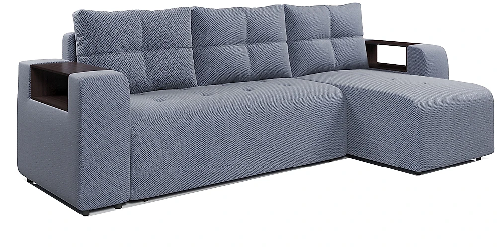 Угловой диван с левым углом Дуглас Блю