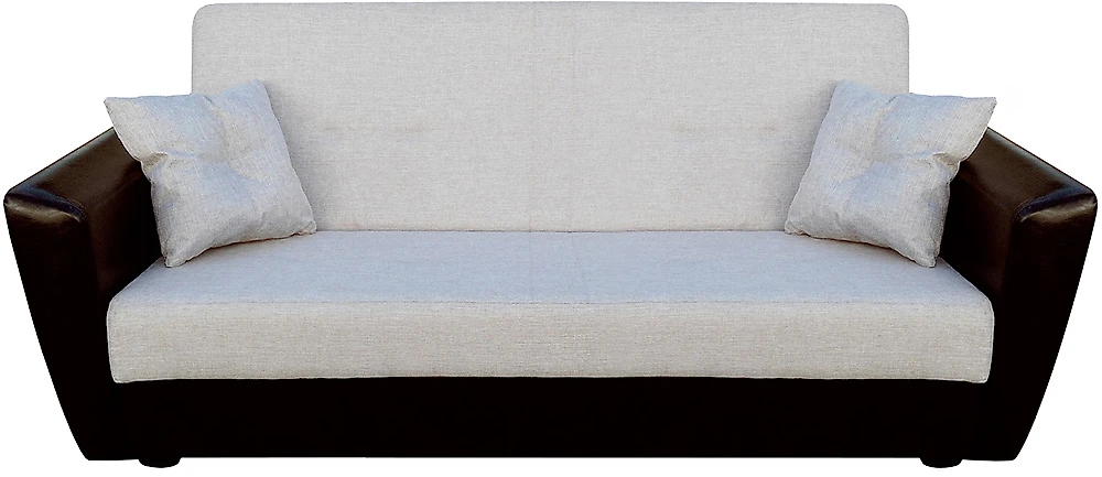 Прямой диван из рогожки Амстердам Вудлайн Грей