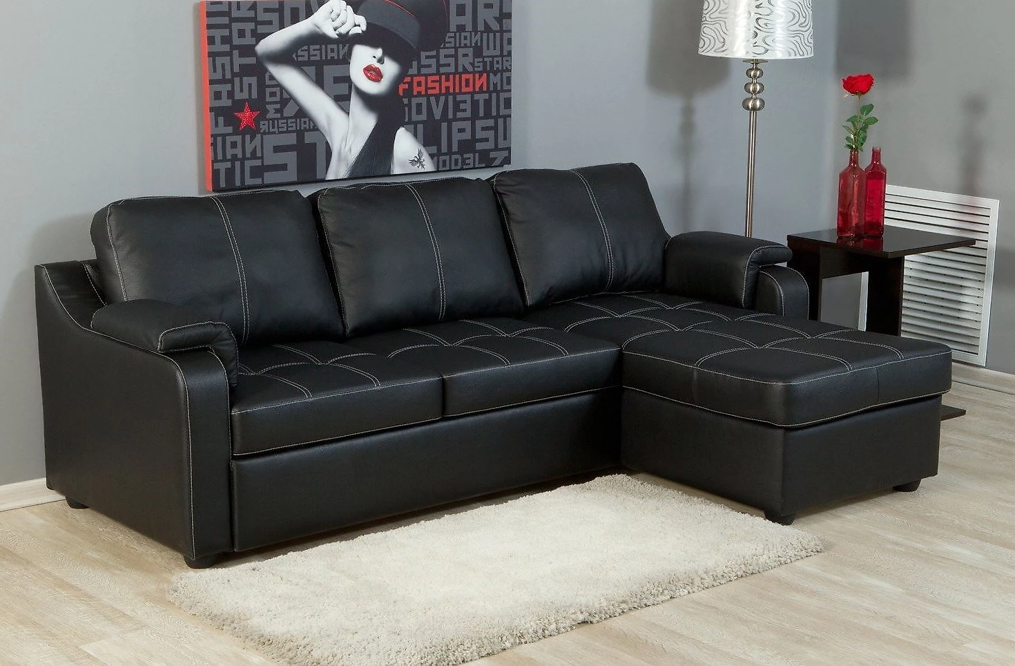 диван из натуральной кожи Берета Дизайн 1 кожаный