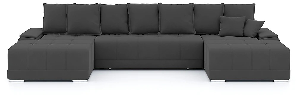  угловой диван с оттоманкой Nordviks П П-образный Плюш Дизайн-2