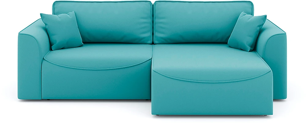 Угловой диван с подушками Рафаэль Плюш Дизайн-1