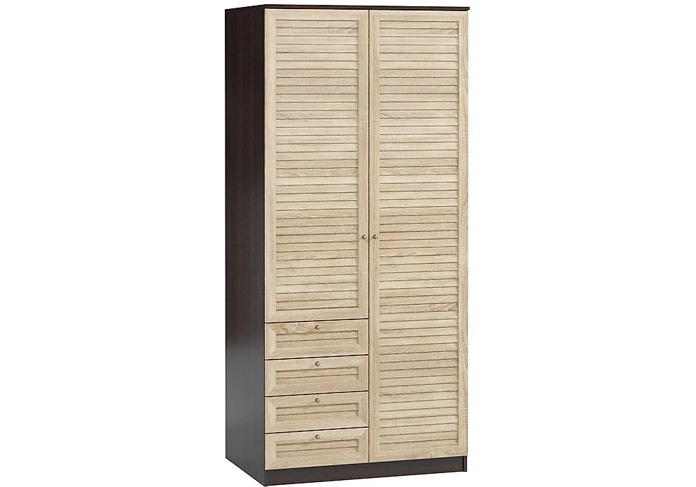 Распашной шкаф 60 см Кантри 2.8 (Мини) Дизайн-1