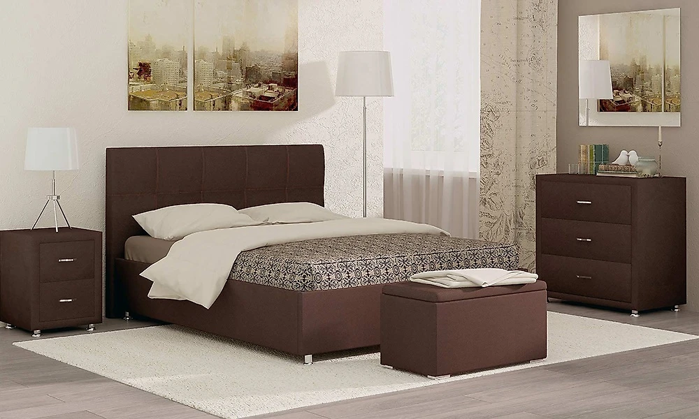 Кровать в современном стиле Richmond-2 160х200 с матрасом