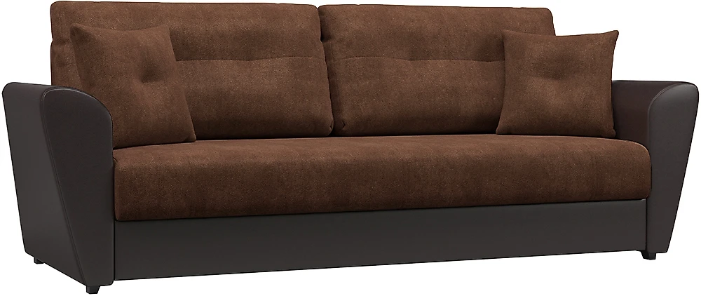 Коричневый диван еврокнижка Амстердам (Берг) Дизайн 7