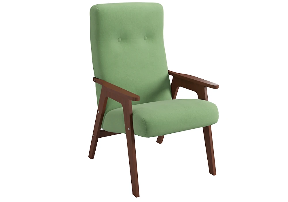 Зелёное кресло Ретро Грин