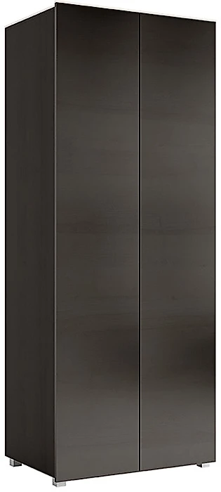 Чёрный распашной шкаф Порту МДФ Дизайн-1