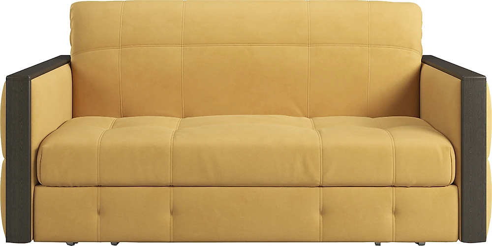 Детский диван из велюра Соренто-3 Плюш Мастард