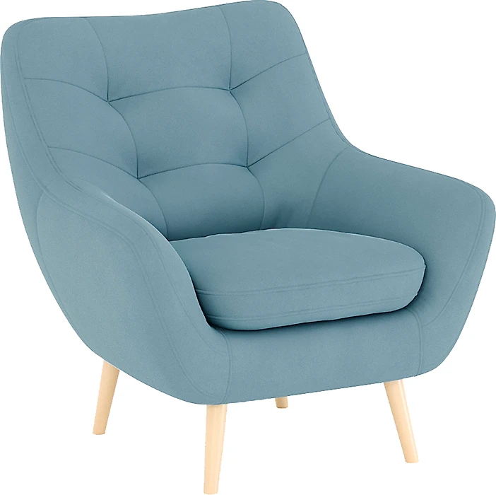 голубое кресло  Вито Плюш Дизайн 18