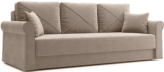 Бежевый прямой диван Лира 3 Дизайн 1