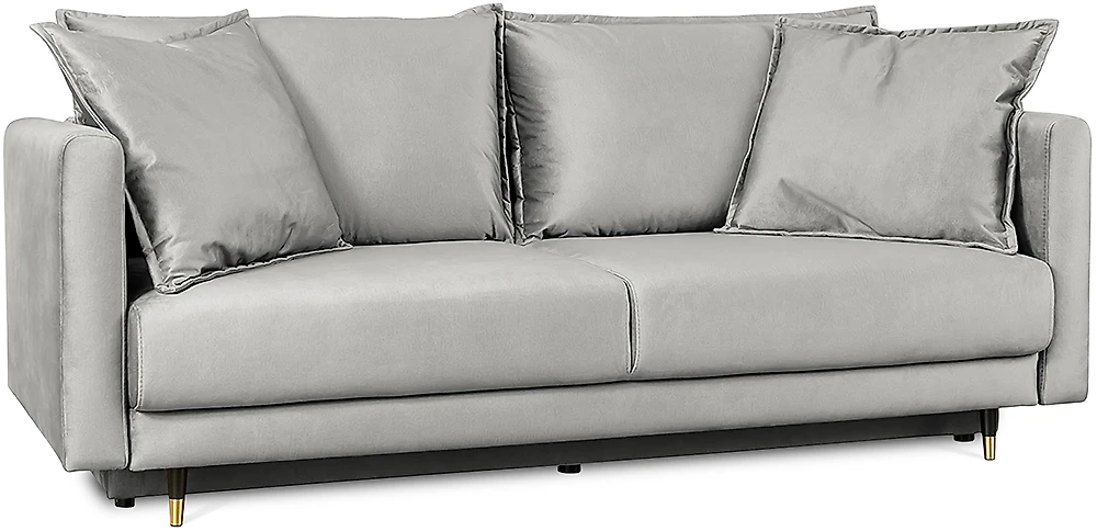 Прямой диван серого цвета Токо