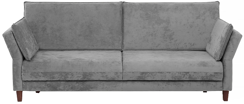 Прямой диван серого цвета Пекин Грей СПБ