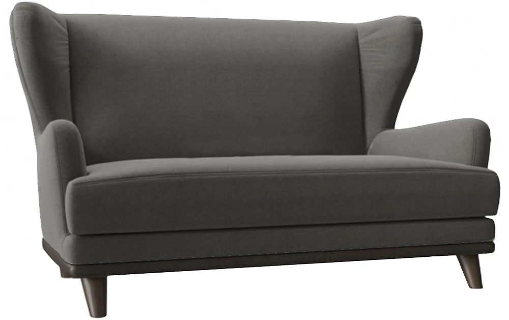 Прямой диван из рогожки Оскар Кантри Грей