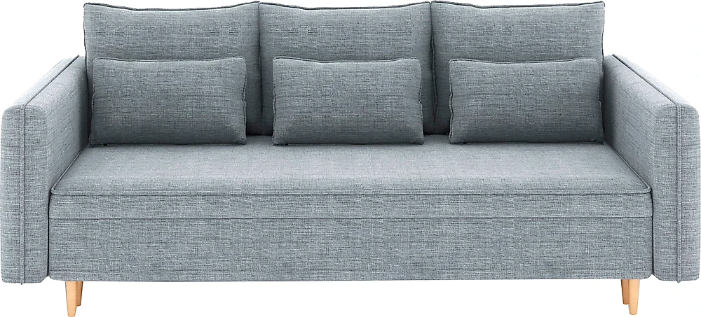 Прямой диван серого цвета Рон Кантри Дизайн-4