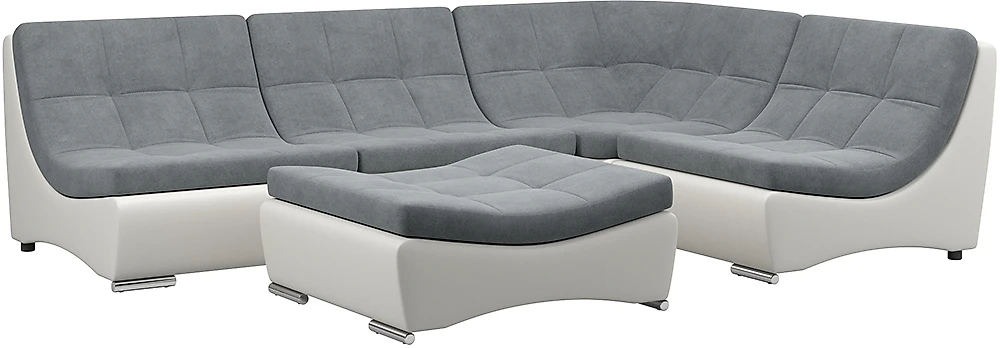 Угловой диван для офиса Монреаль-6 Слэйт