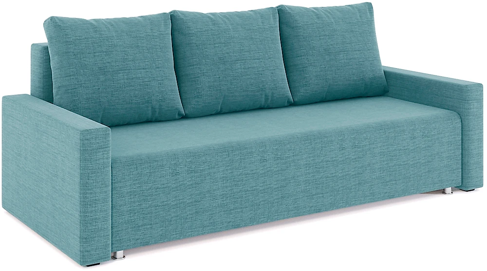 Синий прямой диван Олимп Дизайн 1