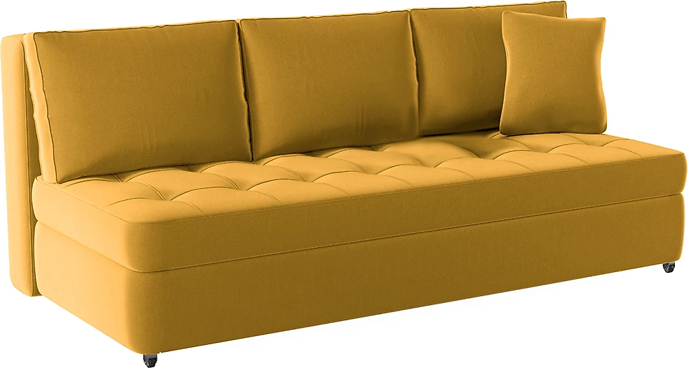 Жёлтый прямой диван Бони Дизайн 6