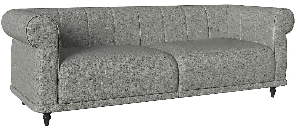 Прямой диван серого цвета Вискафорс Кантри Дизайн 1