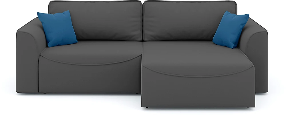 Угловой диван с подушками Рафаэль Плюш Дизайн-7