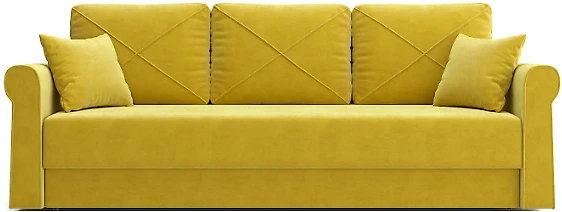 Жёлтый прямой диван Лира 3 Дизайн 3