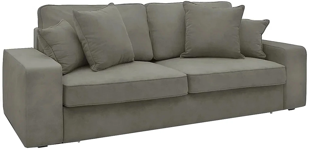 Прямой диван серого цвета Монако (Модена) Грей