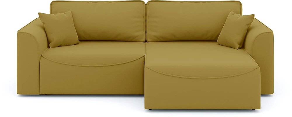 Жёлтый угловой диван  Рафаэль Плюш Дизайн-18