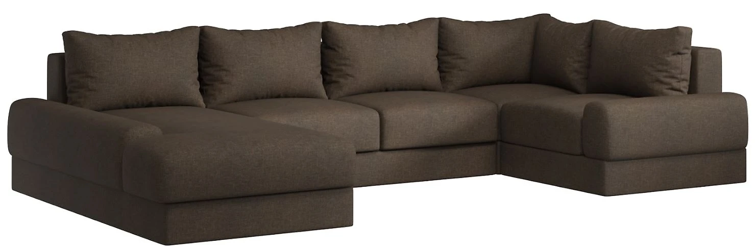  угловой диван из рогожки Ариети-П Дизайн 1