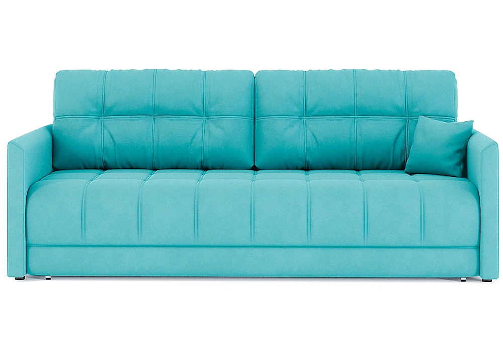 Синий прямой диван Босс Лофт Плюш Дизайн 2