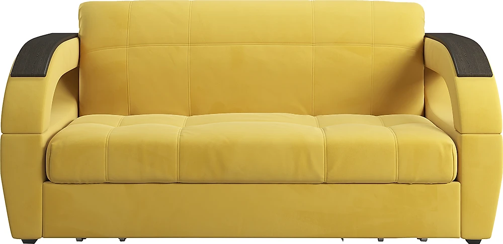 диван желтого цвета Монреаль Плюш Еллоу