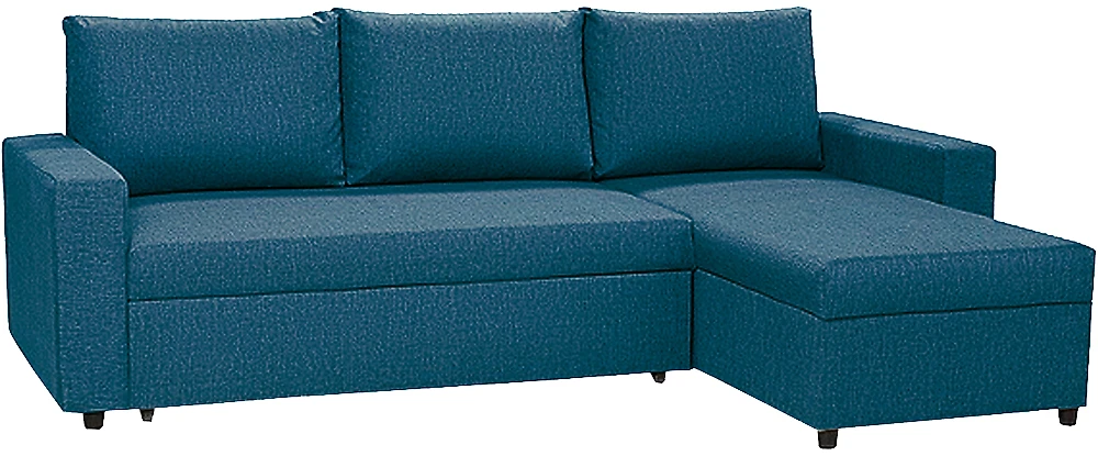 Угловой диван с левым углом Орион (Торонто) Плюш Циан
