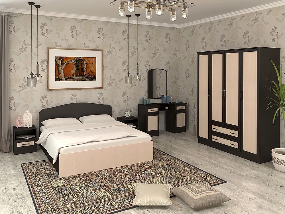 Модульная спальня  Тавла-17 М Дизайн-1
