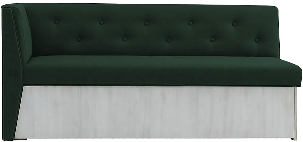 Кухонный диван  Верона с углом Зеленый