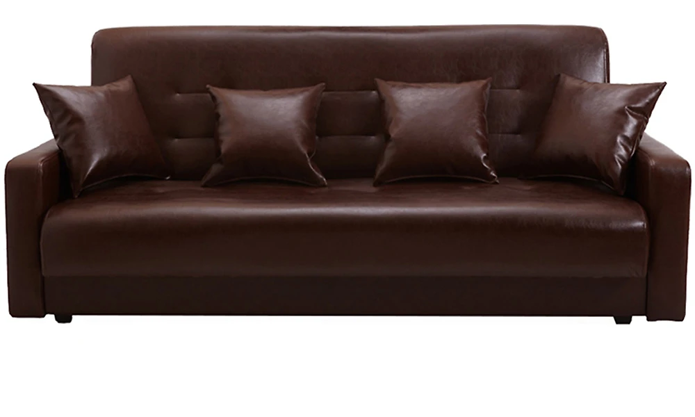 Раскладной кожаный диван Аккорд Вудлайн-120