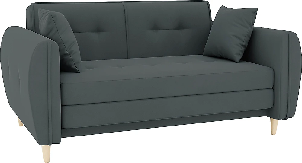 Прямой диван серого цвета Анита Плюш Дизайн-5