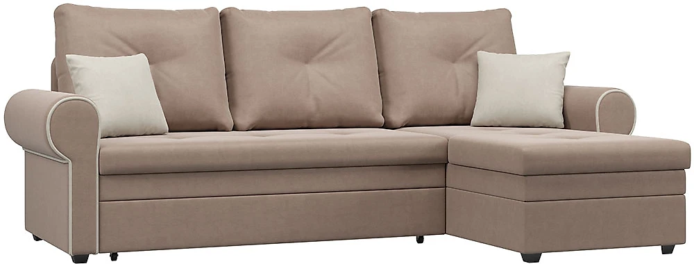 Угловой диван с подушками Милфорд