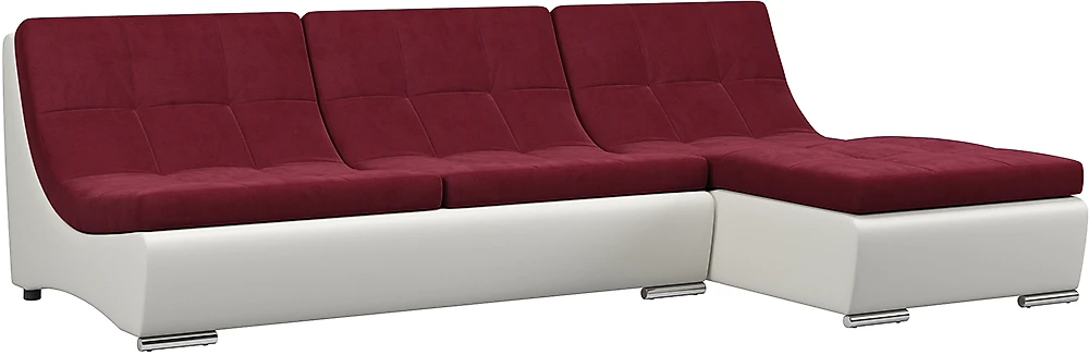 Модульный диван из велюра  Монреаль-1 Марсал