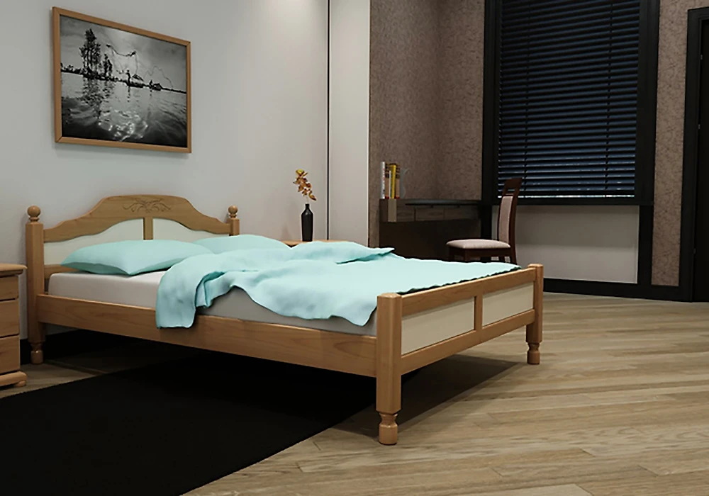 Односпальная кровать в классическом стиле Идиллия-12