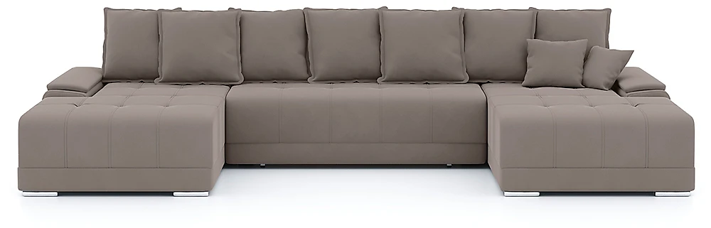  угловой диван с оттоманкой Nordviks П П-образный Плюш Дизайн-6