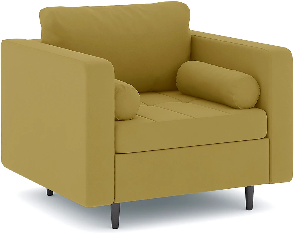 кресло желтого цвета Деннес Дизайн 7
