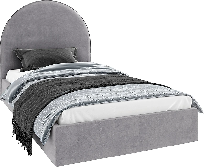 кровать в стиле минимализм Рэйнбо Грей