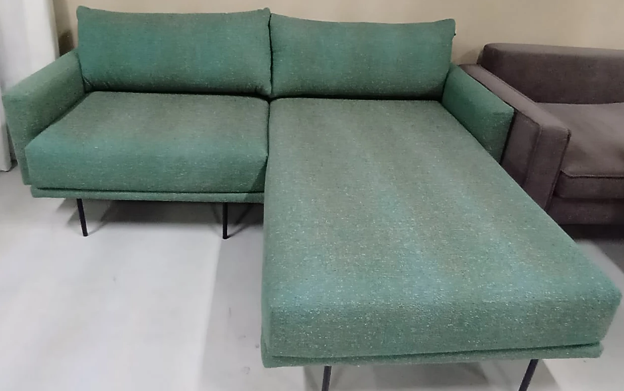 Двухместный угловой диван Мисл-1 Textile Azure арт. 2001634614